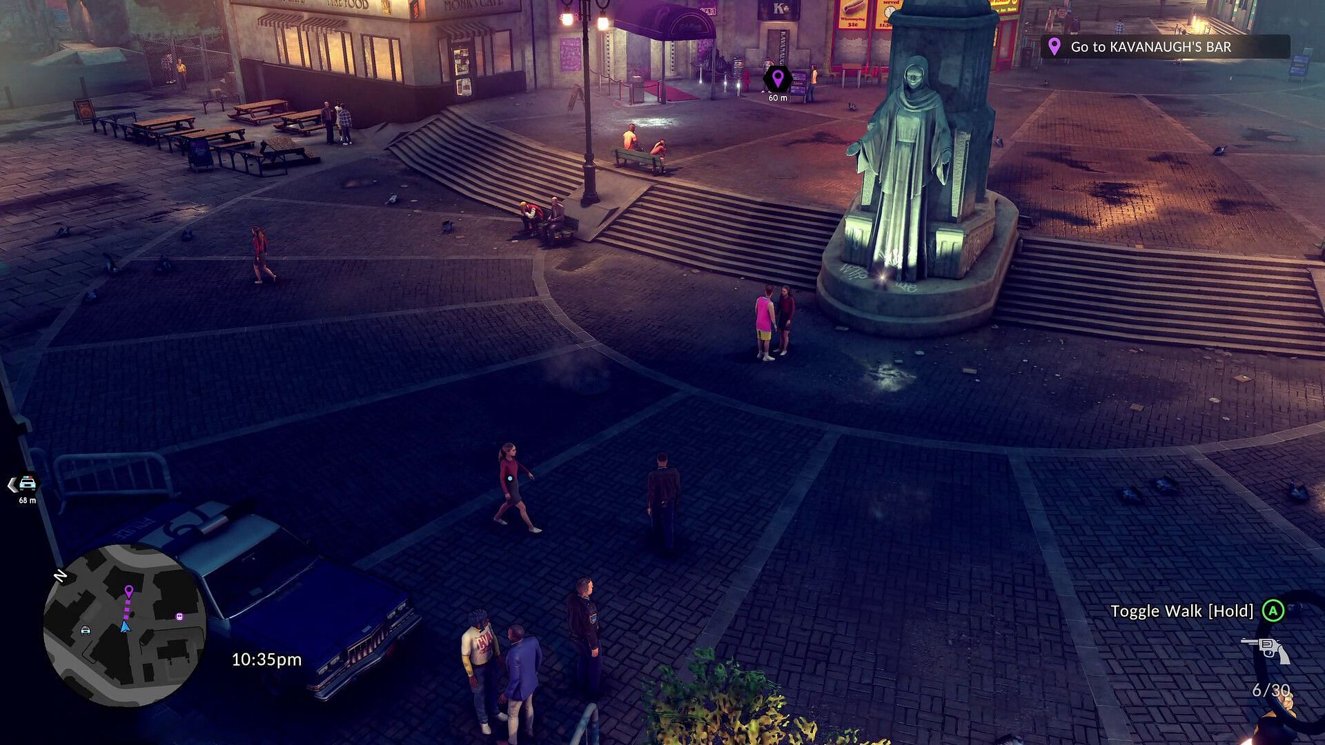 Patrolling the city streets in The Precinct — every decision earns XP or costs your badge (Image via Kwalee)